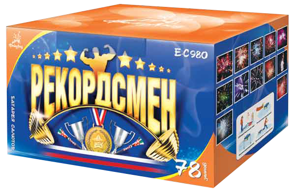 Крупный фейерверк Рекордсмен