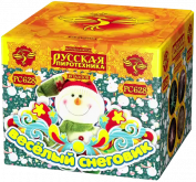 Веселый снеговик