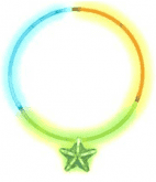 Светящаяся палочка «Светящееся Ожерелье с кулоном Звезда мнгцв»