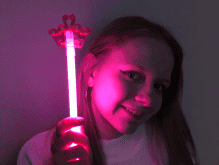Светящаяся палочка «Светящаяся палочка Тиара розовая »