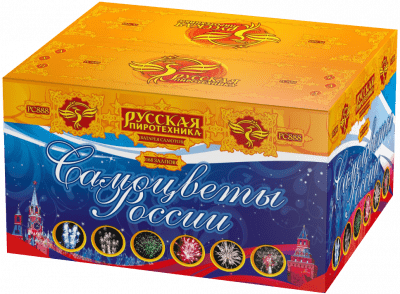 Супер фейерверк «Самоцветы России»