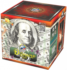 Крупный фейерверк «Доллар»