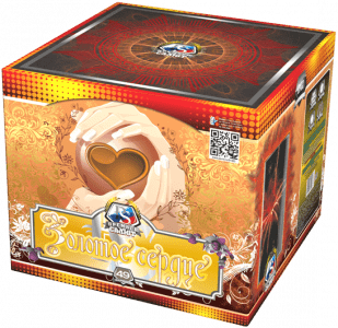 Крупный фейерверк «Золотое сердце»