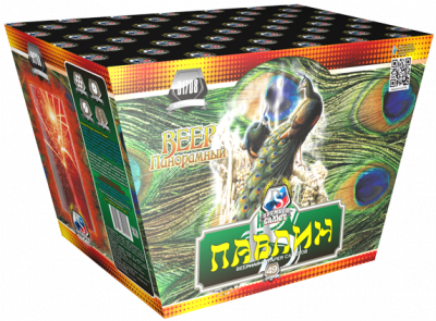 Крупный фейерверк «Павлин»