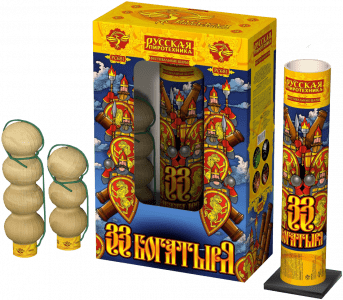 Одиночный салют «33 Богатыря»