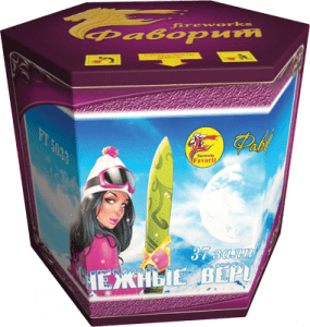 Средний фейерверк «Снежные вершины»