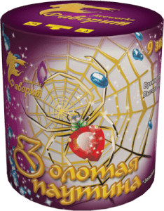 Малый фейерверк «Золотая паутина»