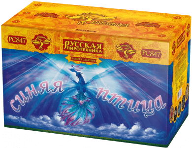 Крупный фейерверк «Синяя птица»