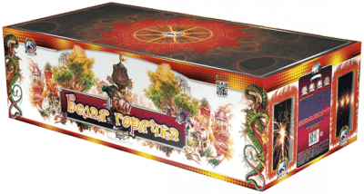 Супер фейерверк «Белая горячка (+фонтан)»