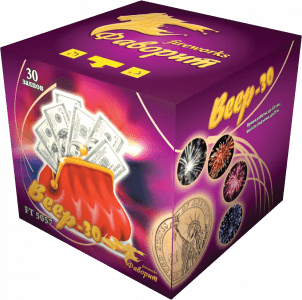 Средний фейерверк «Веер-30»