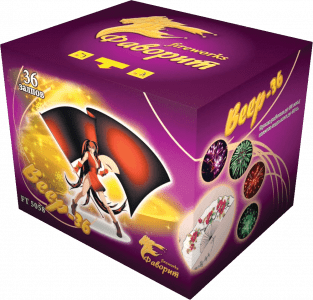 Средний фейерверк «Веер-36»