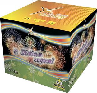 Средний фейерверк «С новым годом! 25»