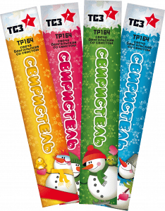 Бенгальский огонь «Бенгальская свеча 350 со свистом "Свиристель" (в уп. 5 шт.)»