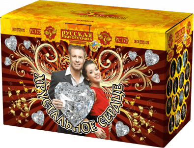 Средний фейерверк «Хрустальное сердце»