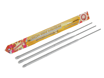 Бенгальский огонь «Свеча бенгальская 300 мм. Золото России (в уп. 3 шт.)»