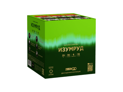 Средний фейерверк «Изумруд»