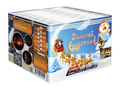 Средний фейерверк «Зимний кудесник»