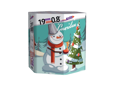 Малый фейерверк «Снеговик»