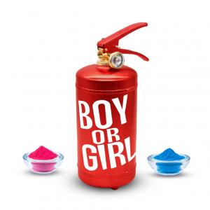 Гендерпати «Баллон "Огнетушитель для Гендер Пати" красный с Розовым дымом (2 литра)»