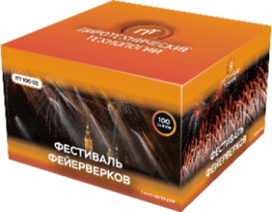 Супер фейерверк «Батарея салютов ПТ 100 02»