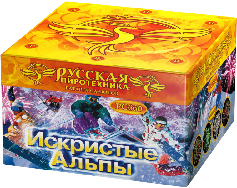 Крупный фейерверк «Искристые Альпы»