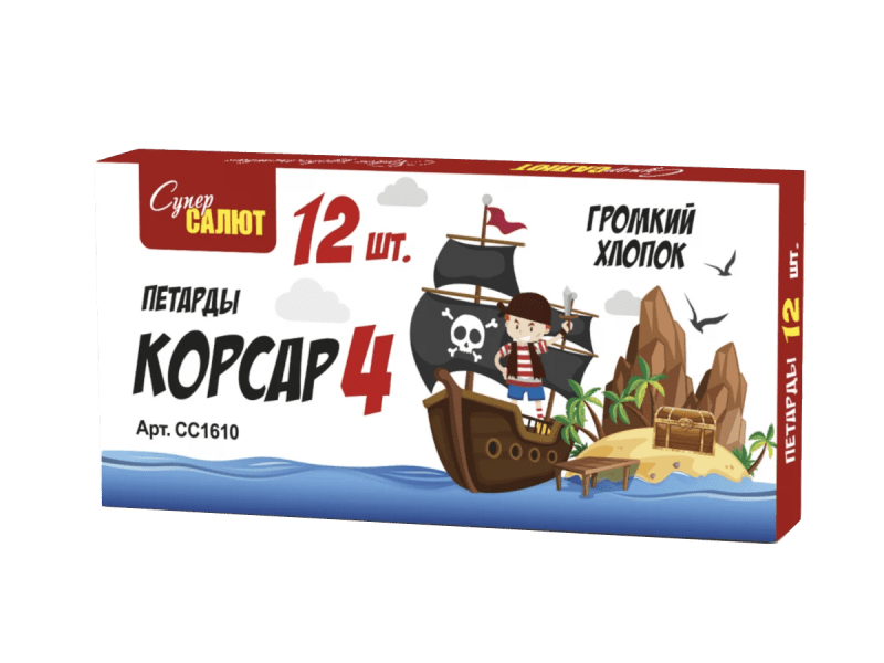 Петарда «Корсар 4 (в уп. 12шт.)»