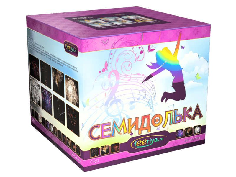 Крупный фейерверк «Семидолька»