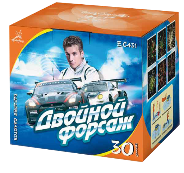 Средний фейерверк «Двойной форсаж»