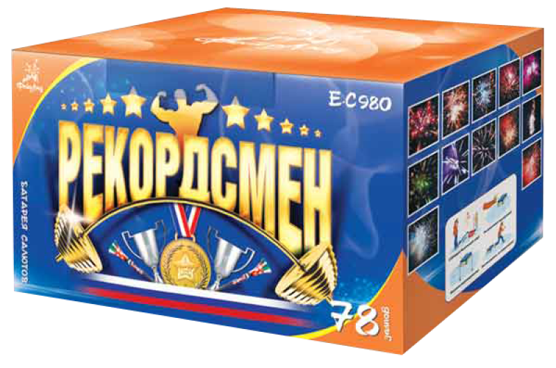 Крупный фейерверк «Рекордсмен»
