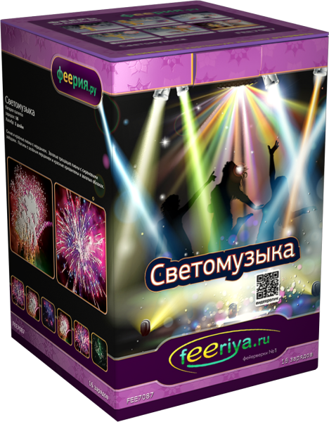 Малый фейерверк «Светомузыка»