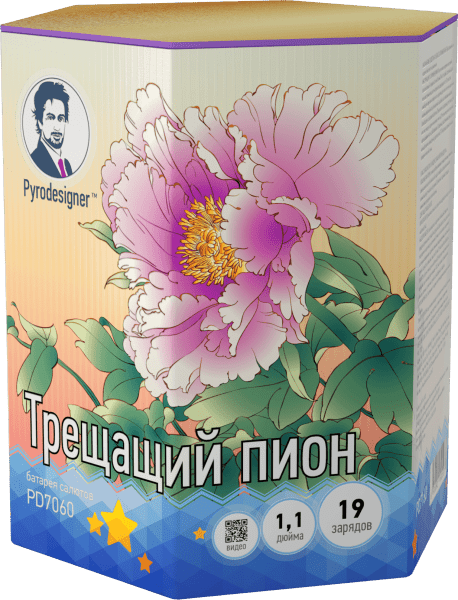 Средний фейерверк «Трещащий пион»