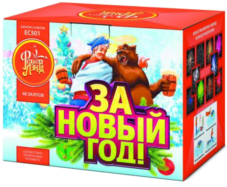 Средний фейерверк «За Новый год!»