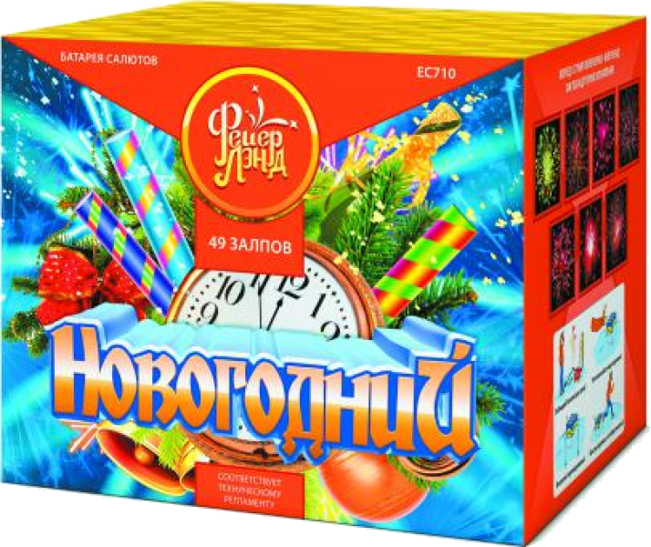 Крупный фейерверк «Новогодний»