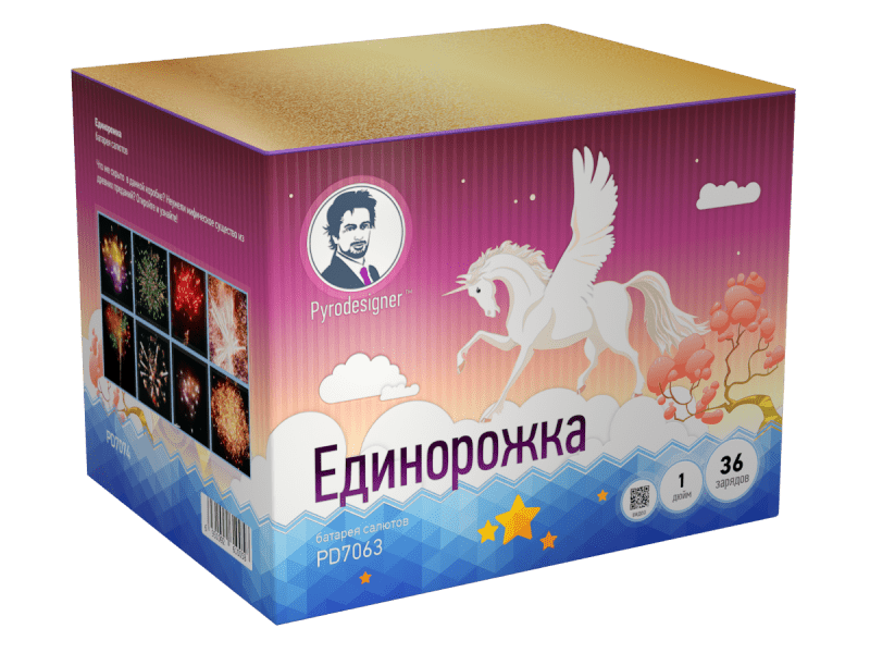 Средний фейерверк «Единорожка»
