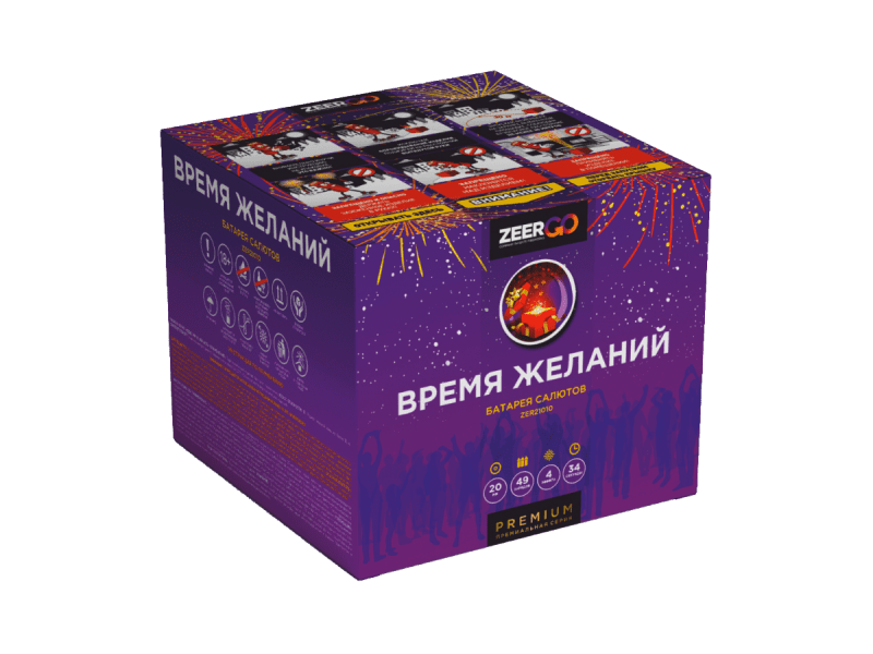 Средний фейерверк «Время желаний»
