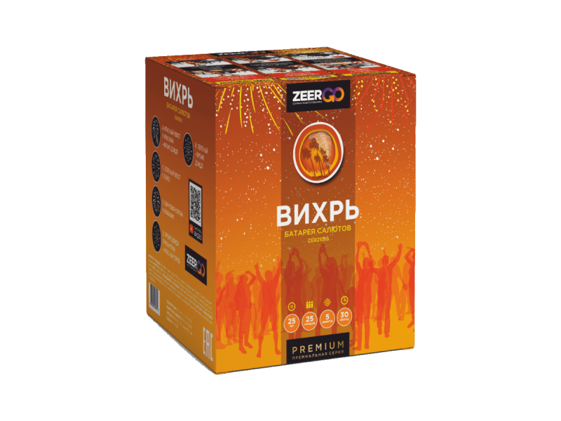 Средний фейерверк «Вихрь»