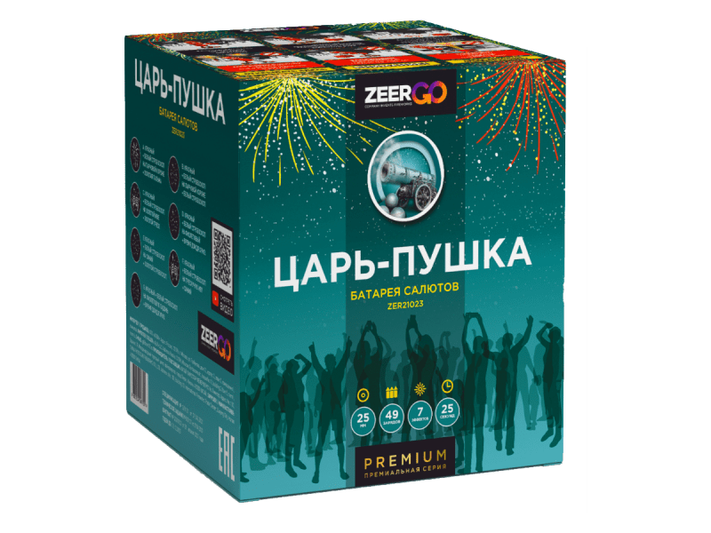 Крупный фейерверк «Царь пушка»