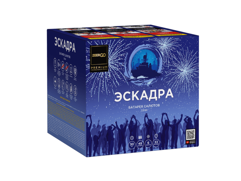 Крупный фейерверк «Эскадра»