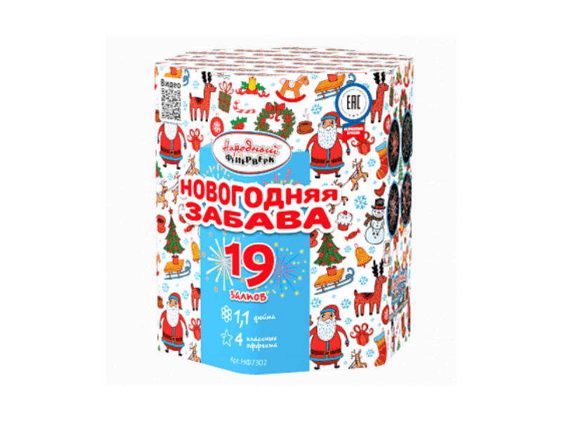 Средний фейерверк «Новогодняя забава»