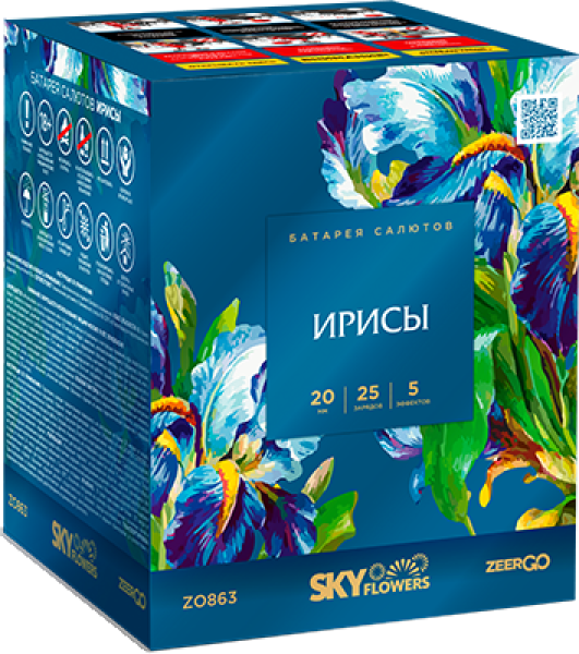 Малый фейерверк «Ирисы»