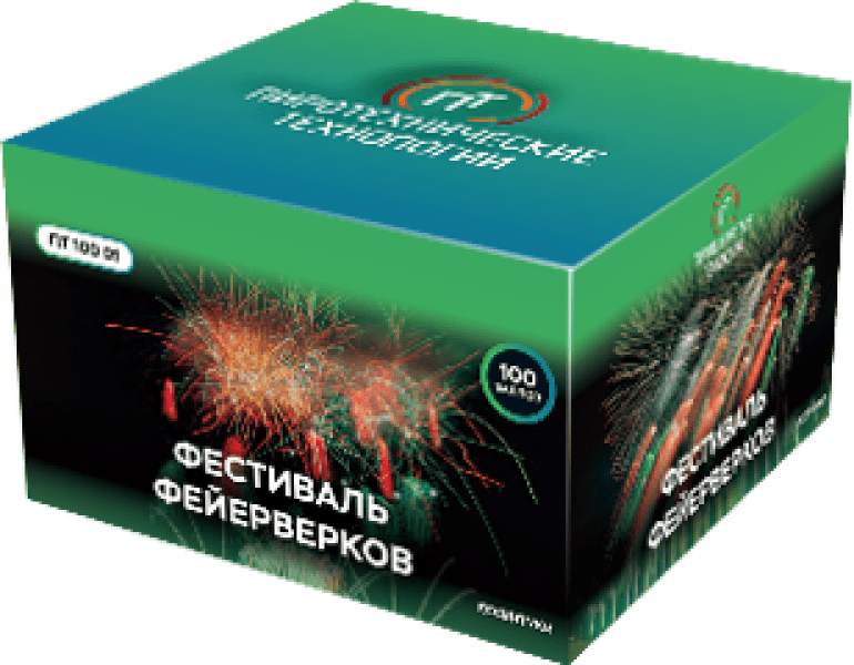Супер фейерверк «Батарея салютов ПТ 100 01»